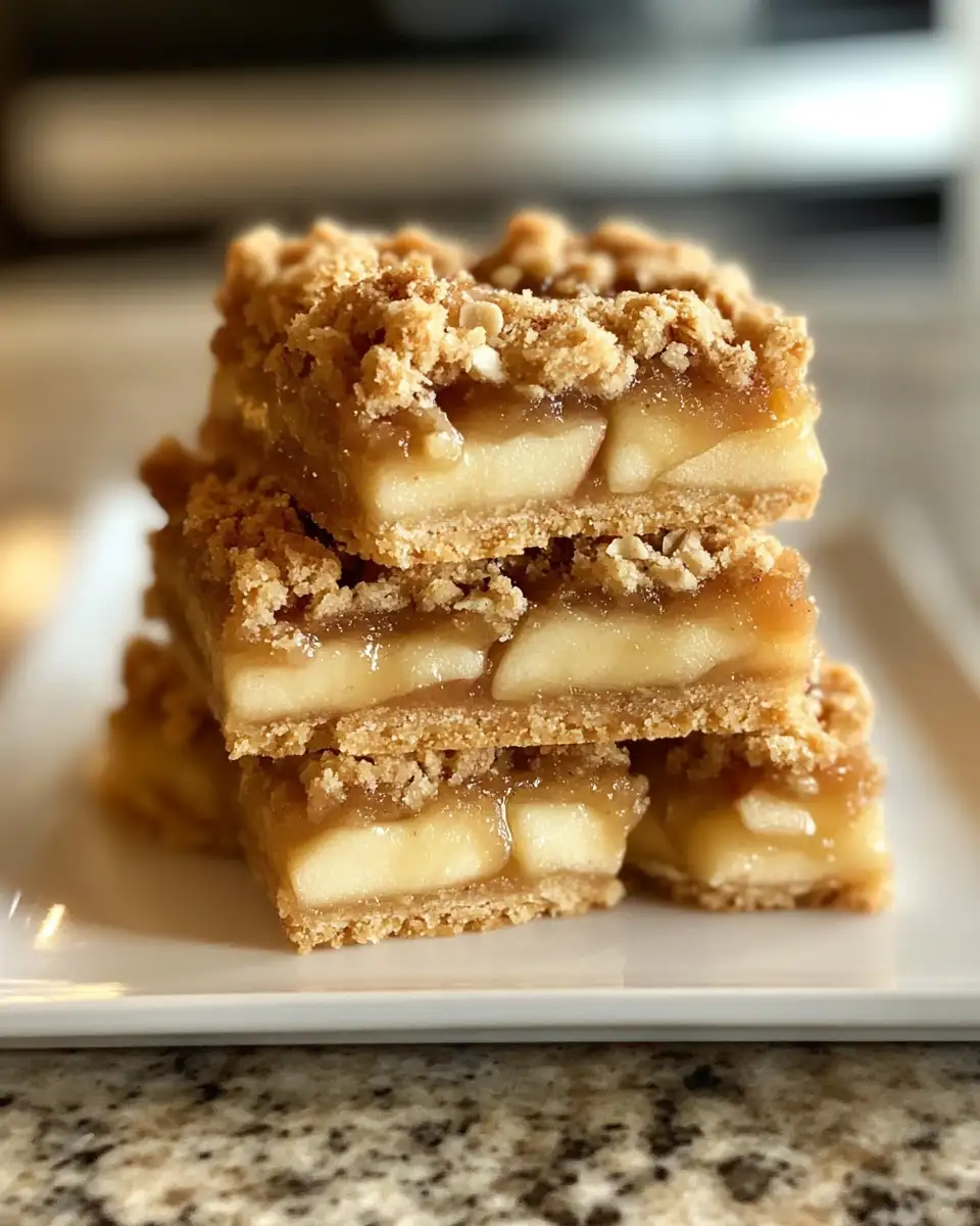 Final dish - Decadent Layers of Delight: Apple Crisp Shortbread Bars Unveiled