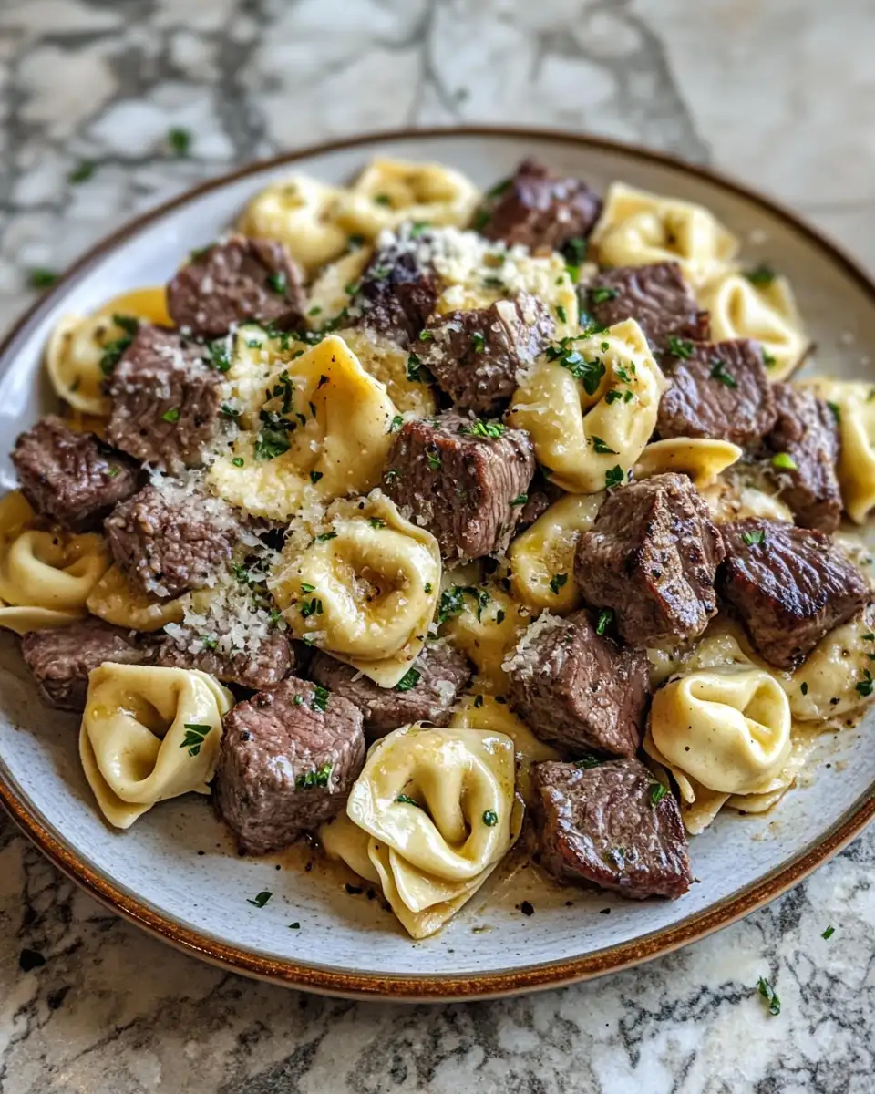 Indulge in the Ultimate Comfort: Buttery Steak Tortellini Delight - Featured Image