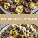 Indulge in the Ultimate Comfort: Buttery Steak Tortellini Delight
