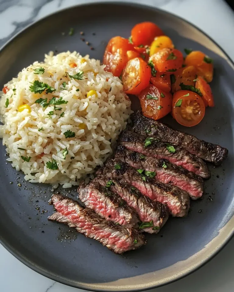Savor the Flavor: Creamy Queso Rice Meets Juicy Steak Strips - Featured Image