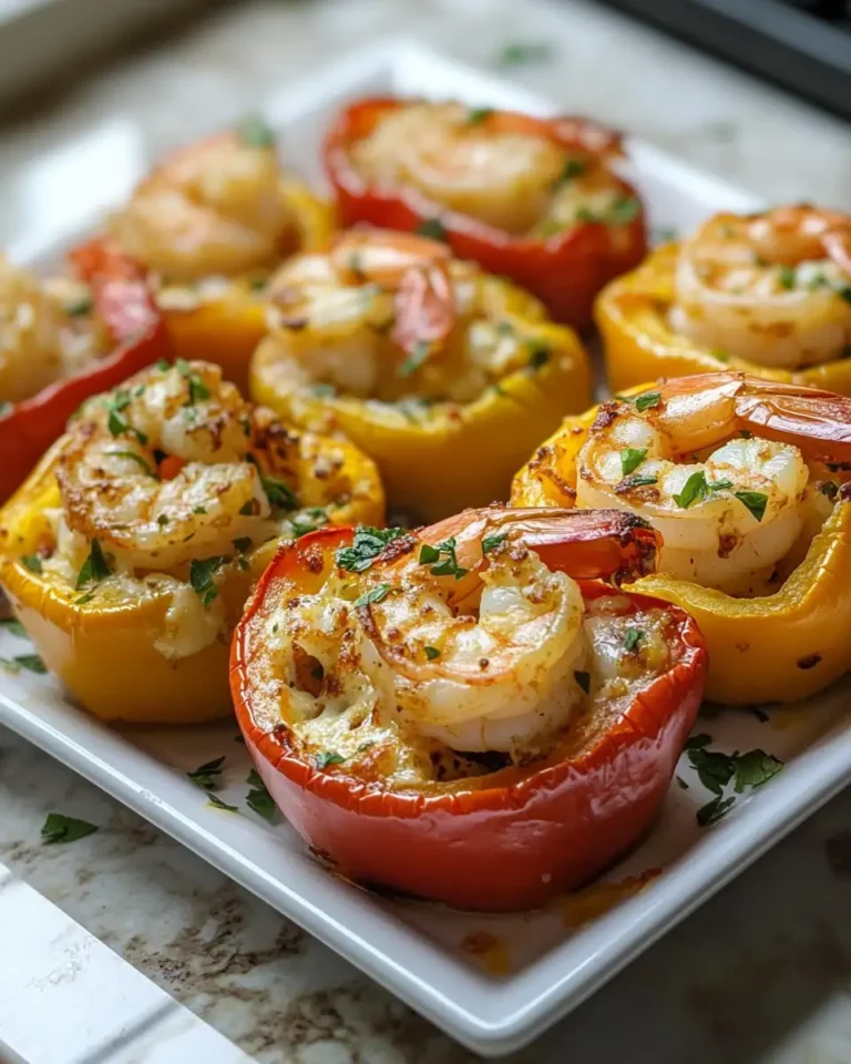 Savor the Flavor: Garlic Butter Shrimp Stuffed Peppers Delight - Featured Image