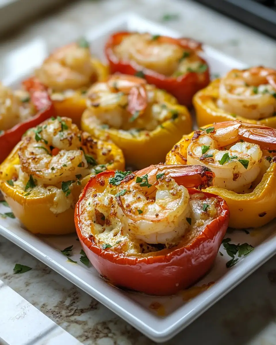 Savor the Flavor: Garlic Butter Shrimp Stuffed Peppers Delight - Featured Image