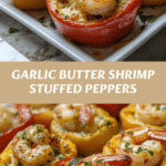 Savor the Flavor: Garlic Butter Shrimp Stuffed Peppers Delight