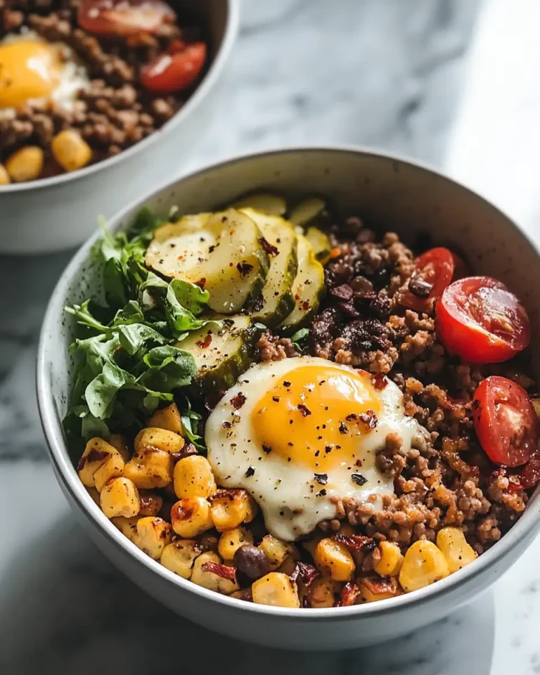 Power-Packed High-Protein Cheeseburger Bowls for Guilt-Free Indulgence - Featured Image
