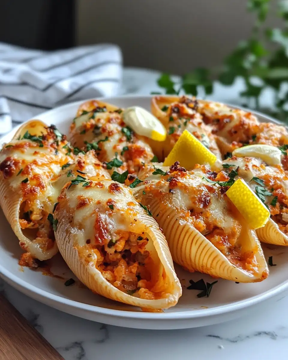 Final dish - Dive Into Flavor with Irresistible Seafood Stuffed Shells