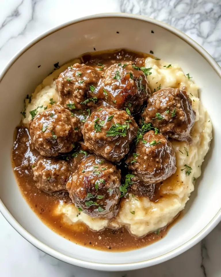 Slow Cooker Salisbury Steak Meatballs: Comfort Food Made Easy - Featured Image