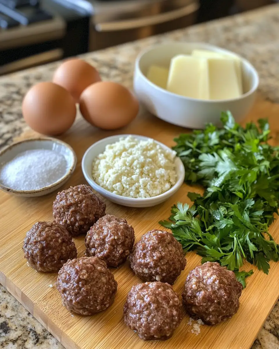 Ingredients for Slow Cooker Salisbury Steak Meatballs: Comfort Food Made Easy
