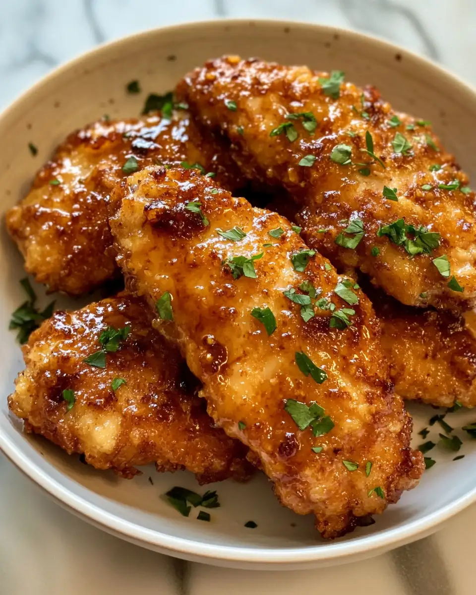 Final dish - Crispy Air Fryer Honey Butter Garlic Chicken Tenders You Need to Try