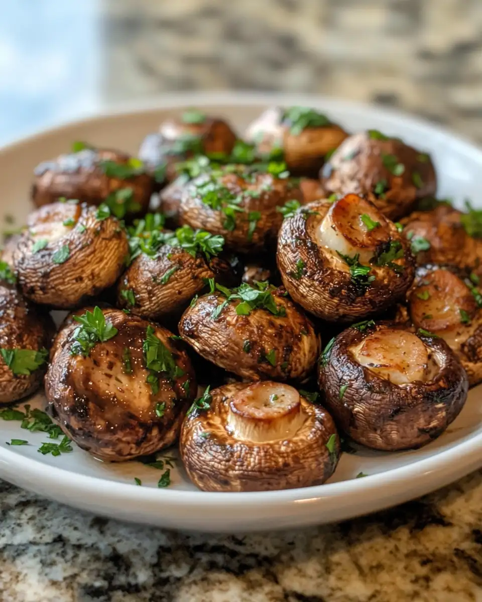 Final dish - Crispy Air Fryer Ranch Mushrooms You’ll Crave Every Time