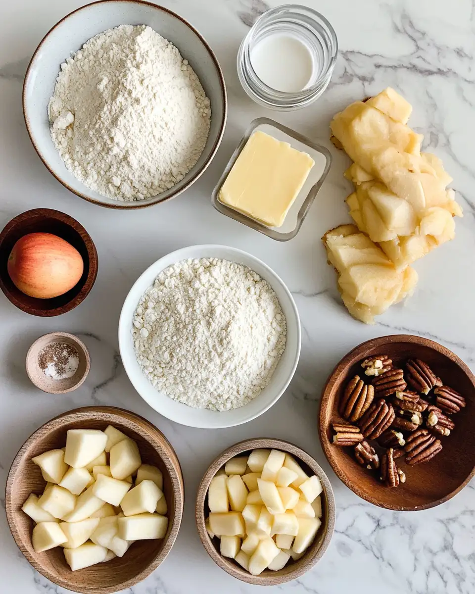 Ingredients for Irresistible Amish Apple Fritter Bread Recipe You Need to Try