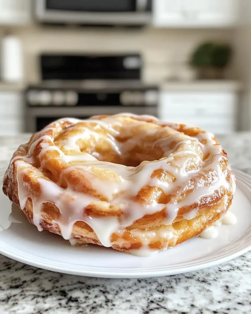 Irresistible Apple Kringle with Creamy Vanilla Glaze Recipe - Featured Image