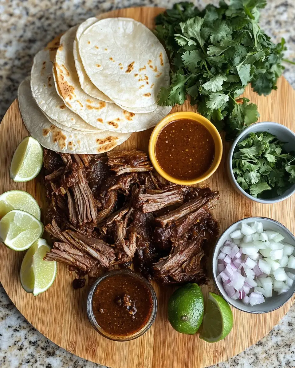 Ingredients for Mouthwatering Authentic Slow Cooker Birria Tacos Recipe You Need to Try