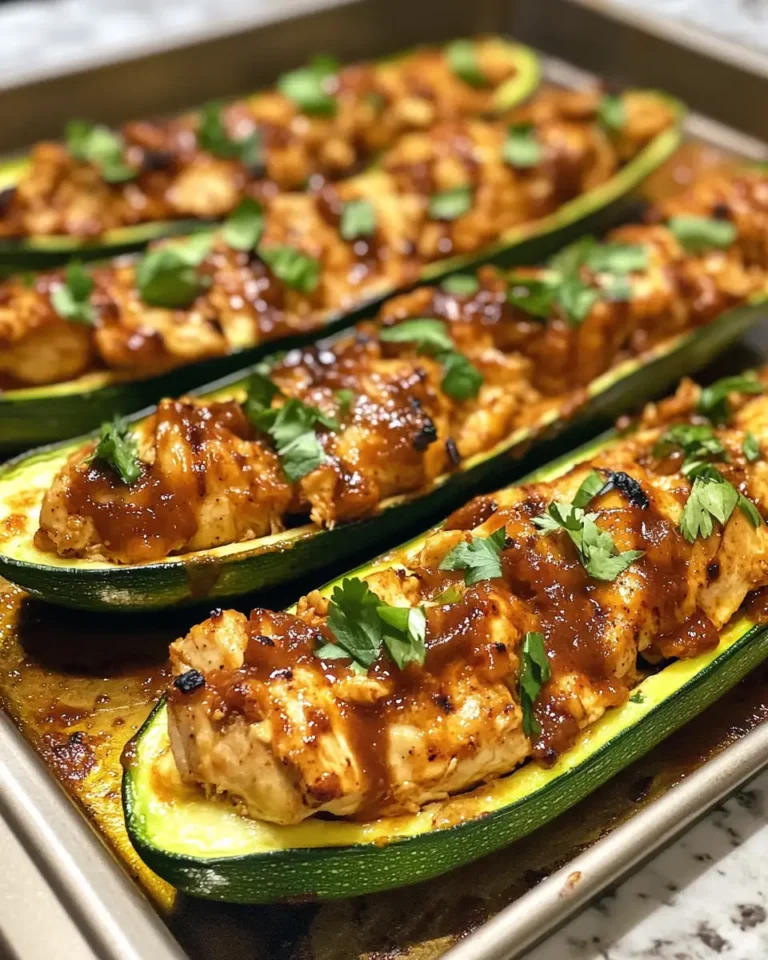 Deliciously Easy BBQ Chicken Zucchini Boats You Have to Try - Featured Image