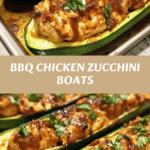 Deliciously Easy BBQ Chicken Zucchini Boats You Have to Try