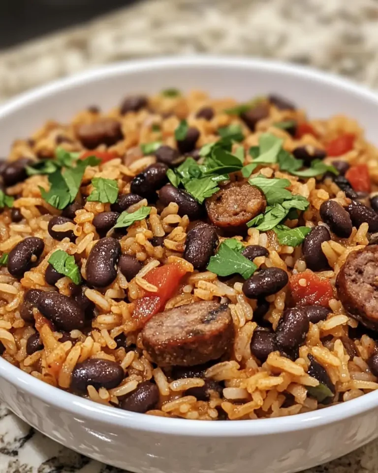 Hearty Black Beans and Rice with Sausage Recipe for a Flavorful Feast - Featured Image