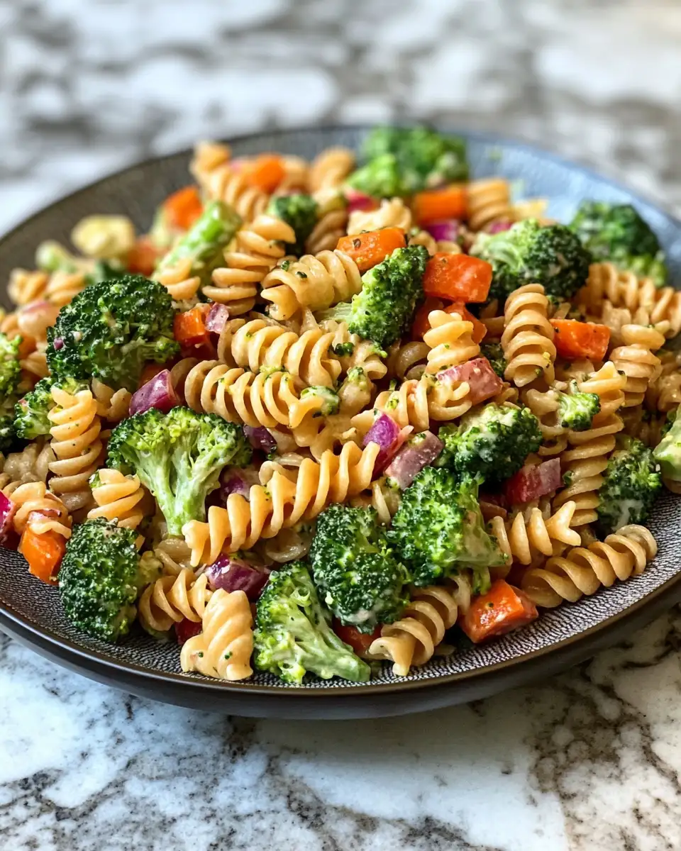 Final dish - Fresh and Flavorful Broccoli Pasta Salad Recipe You’ll Love