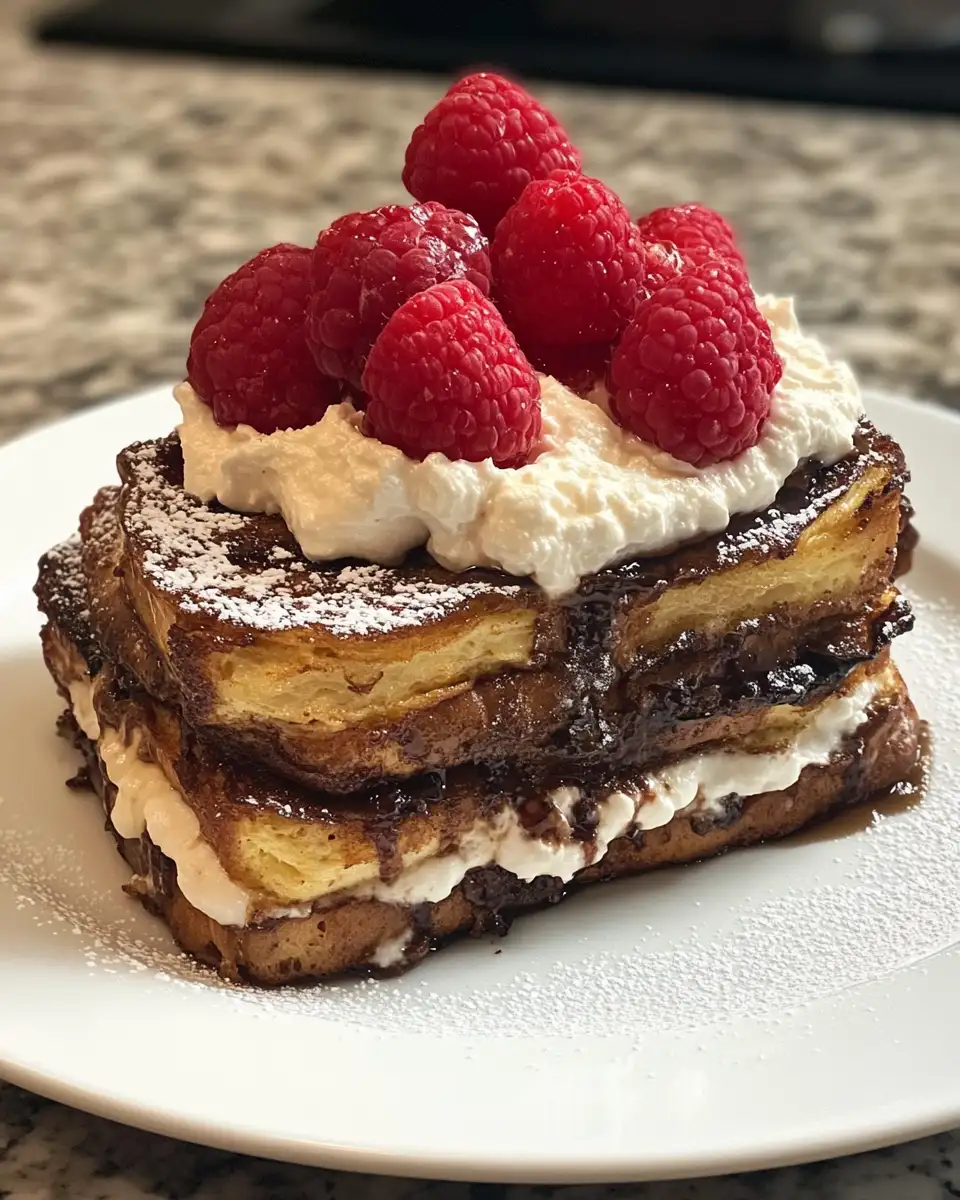 Final dish - Decadent Delight Cannoli French Toast Recipe to Sweeten Your Morning