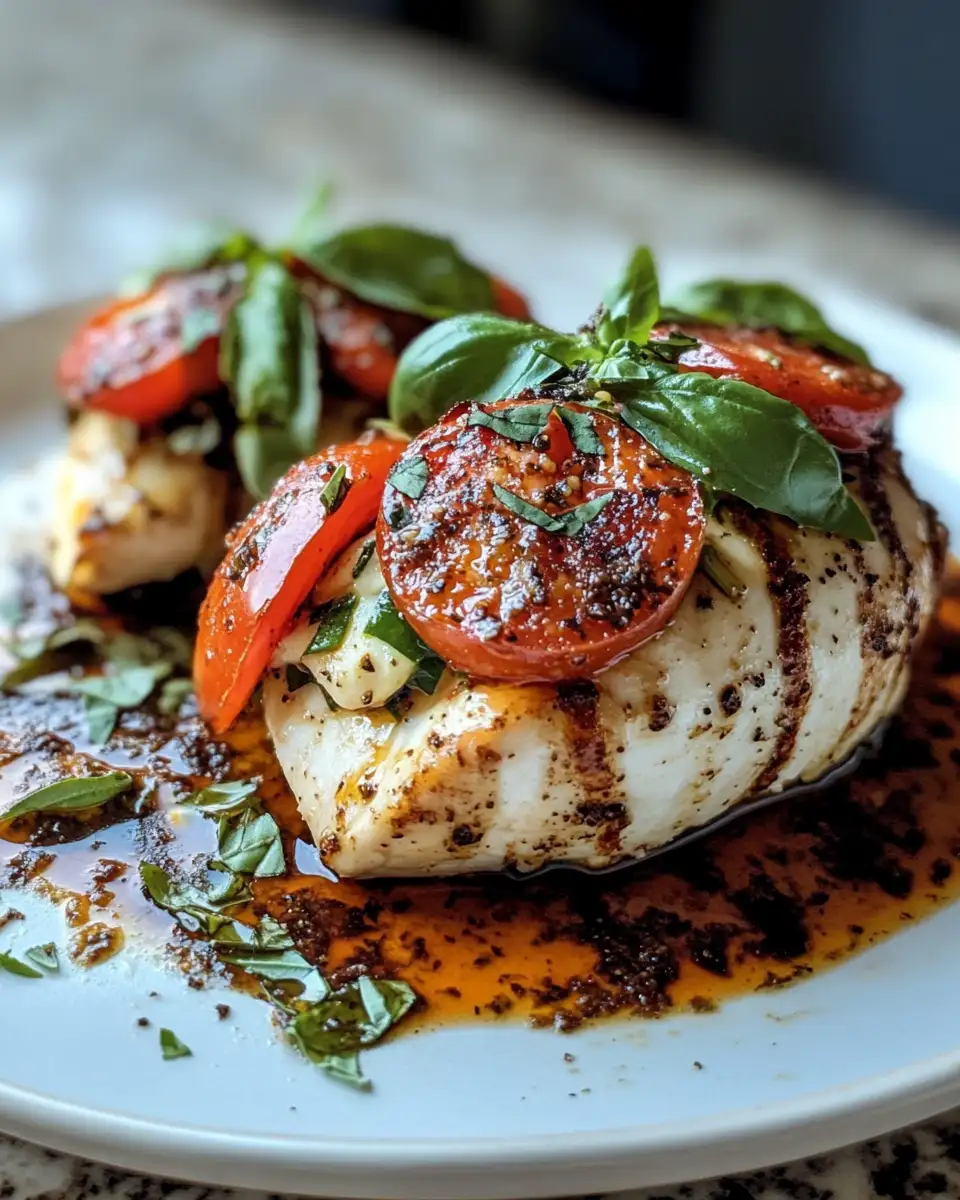 Final dish - Irresistible Caprese Stuffed Chicken Recipe That Will Wow Your Taste Buds