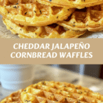 Irresistible Cheddar Jalapeño Cornbread Waffles You Need to Try