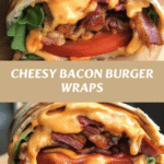 Irresistible Cheesy Bacon Burger Wraps You Need to Try Today