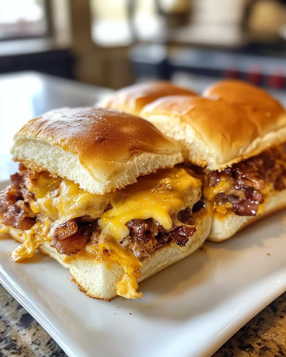 Final dish - Melted Magic Cheesy Breakfast Sliders You Need to Try