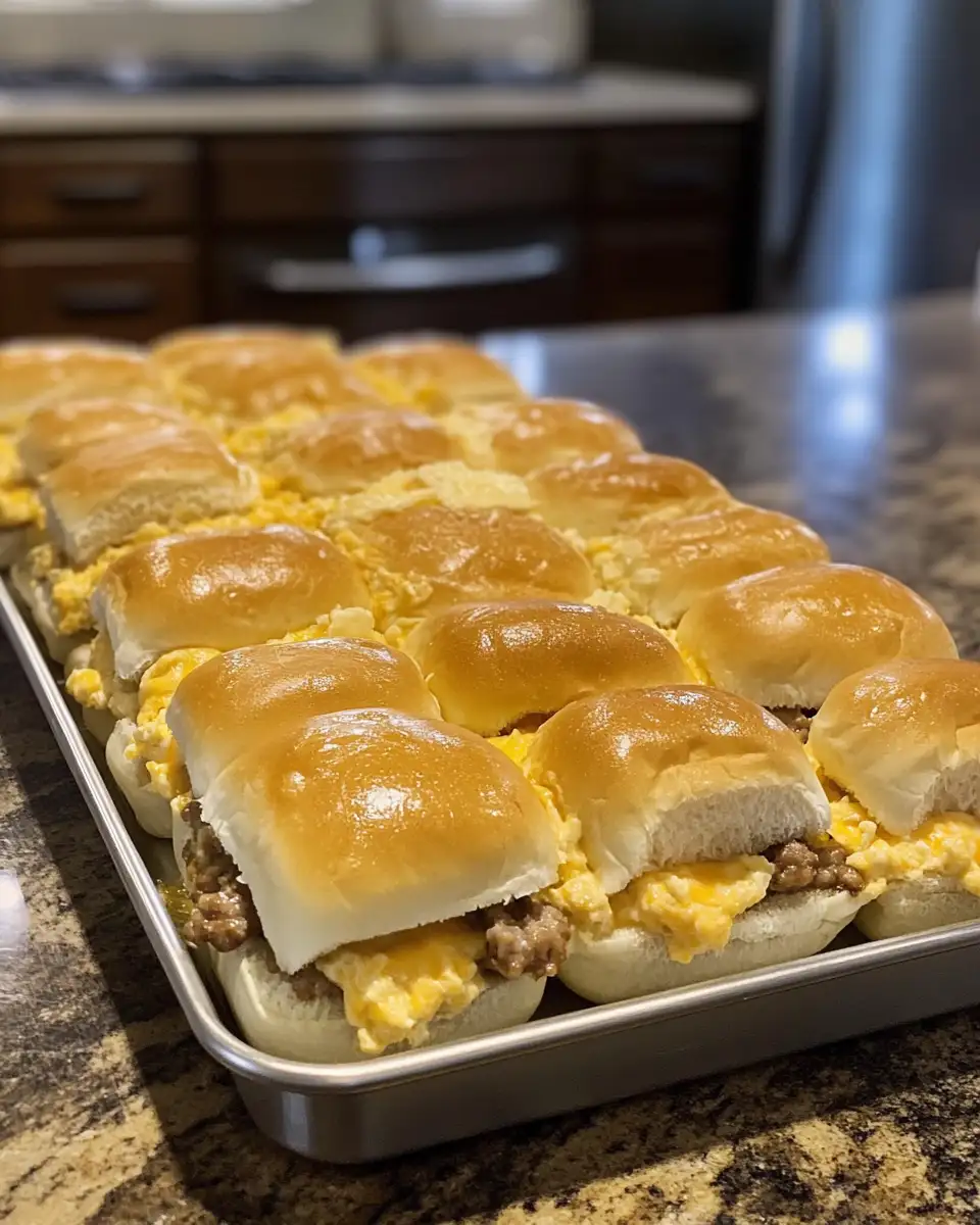 Ingredients for Melted Magic Cheesy Breakfast Sliders You Need to Try