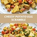 Start Your Morning Right with a Cheesy Potato Egg Scramble