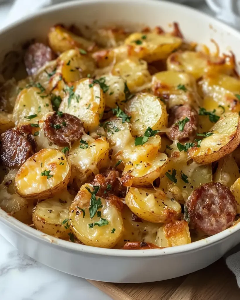 Ultimate Comfort Food Cheesy Ranch Potatoes and Smoked Sausage Delight - Featured Image