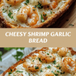 Irresistible Cheesy Shrimp Garlic Bread Recipe That Will Wow Your Taste Buds