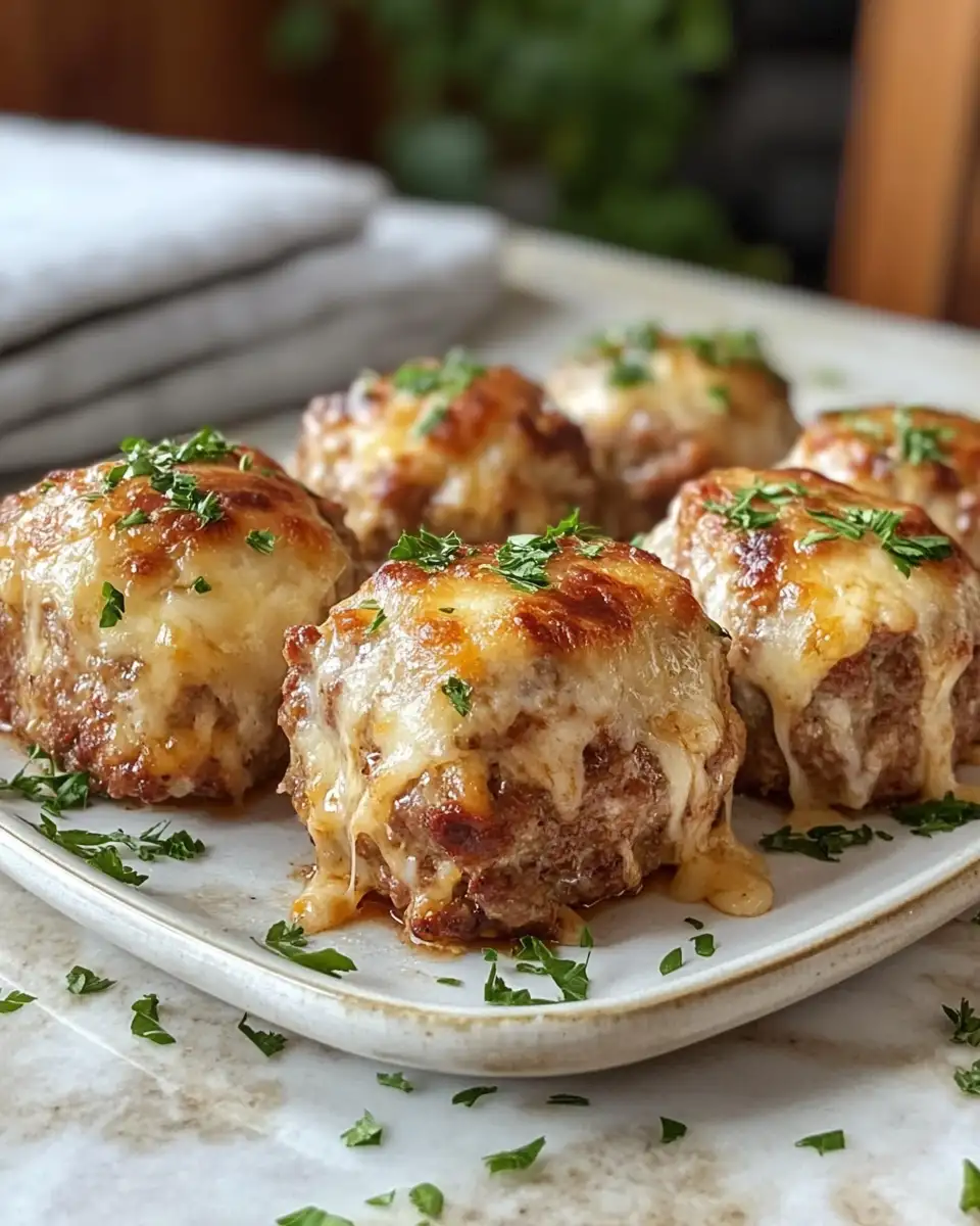 Final dish - Irresistible Cheesy Stuffed Meatloaf Bites That Will Steal the Show