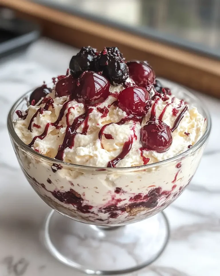 Irresistible Cherry Cheesecake Fluff Recipe You Need to Try - Featured Image