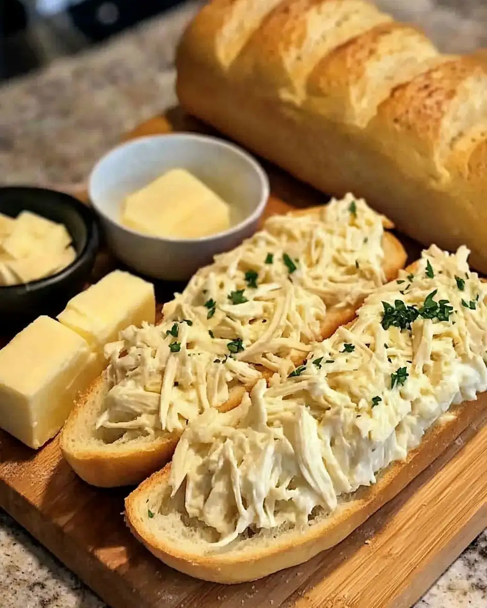 Ingredients for Irresistible Chicken Alfredo Garlic Bread Recipe You Need to Try