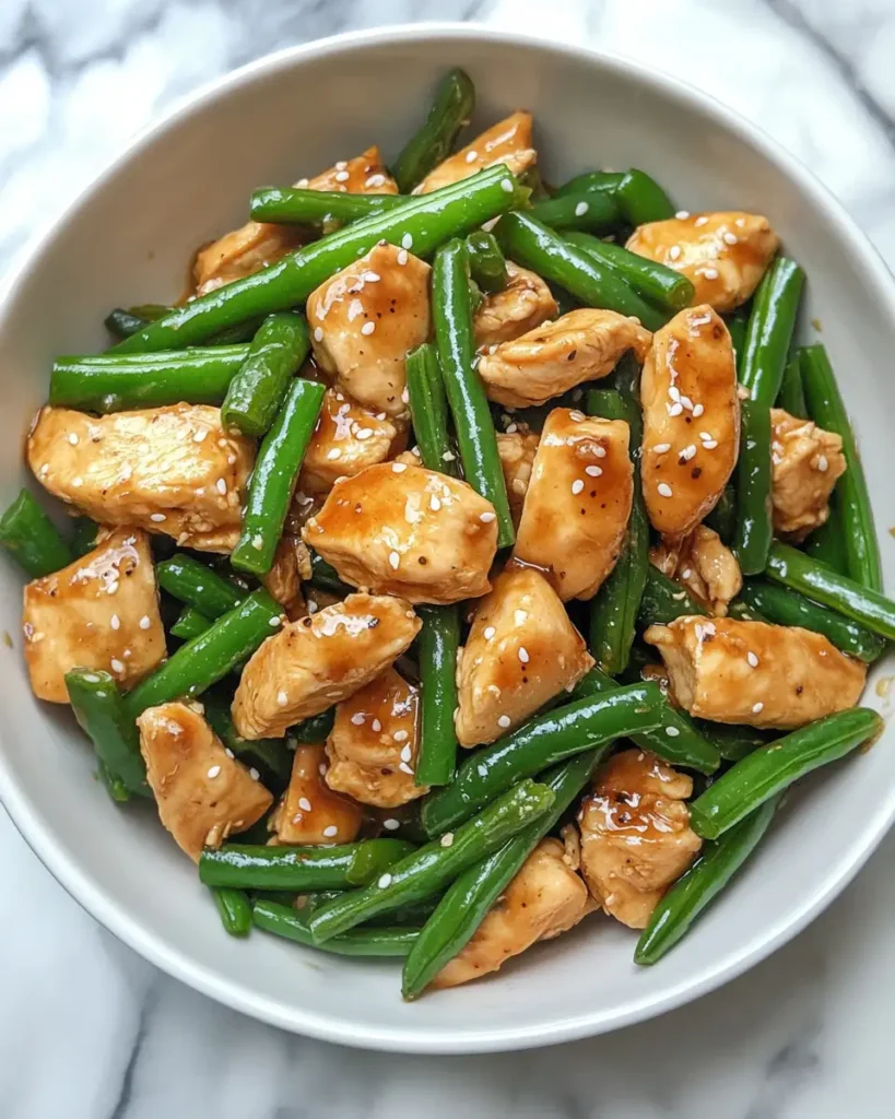 Quick and Flavorful Chicken and Green Bean Stir-Fry Recipe - Featured Image