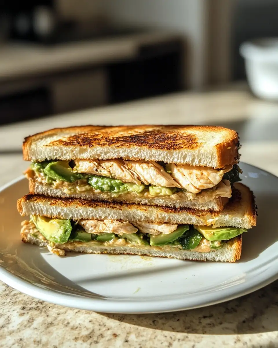 Final dish - Irresistible Chicken Avocado Melt Sandwich Recipe You Need to Try