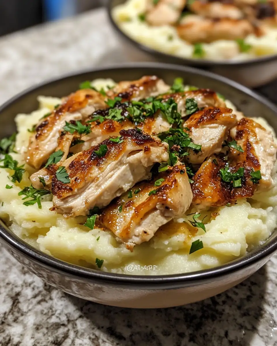 Final dish - Ultimate Comfort Food Chicken Mashed Potato Bowls You Need to Try