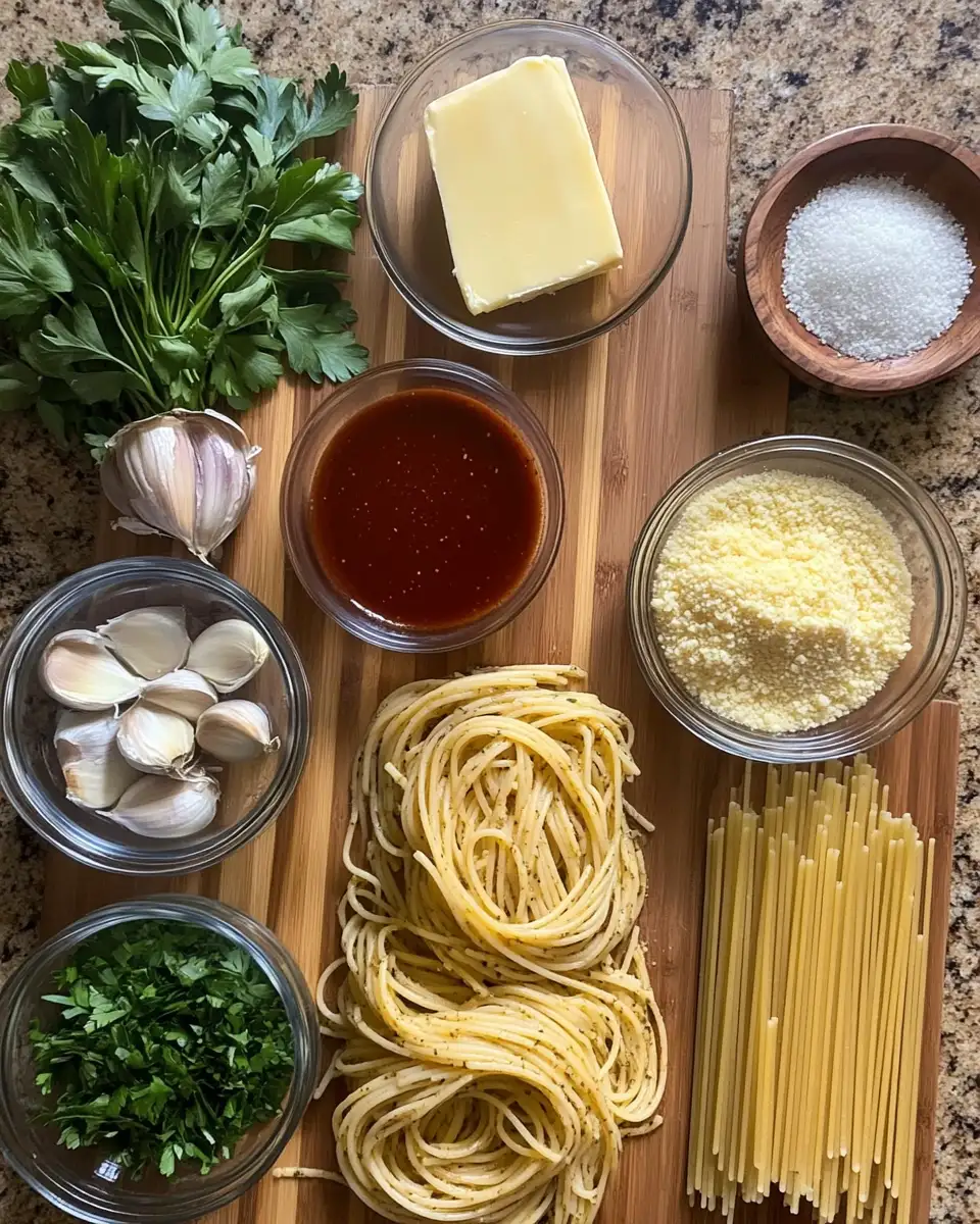 Ingredients for Cowboy Butter Chicken Pasta Linguine Recipe That’s Packed with Flavor