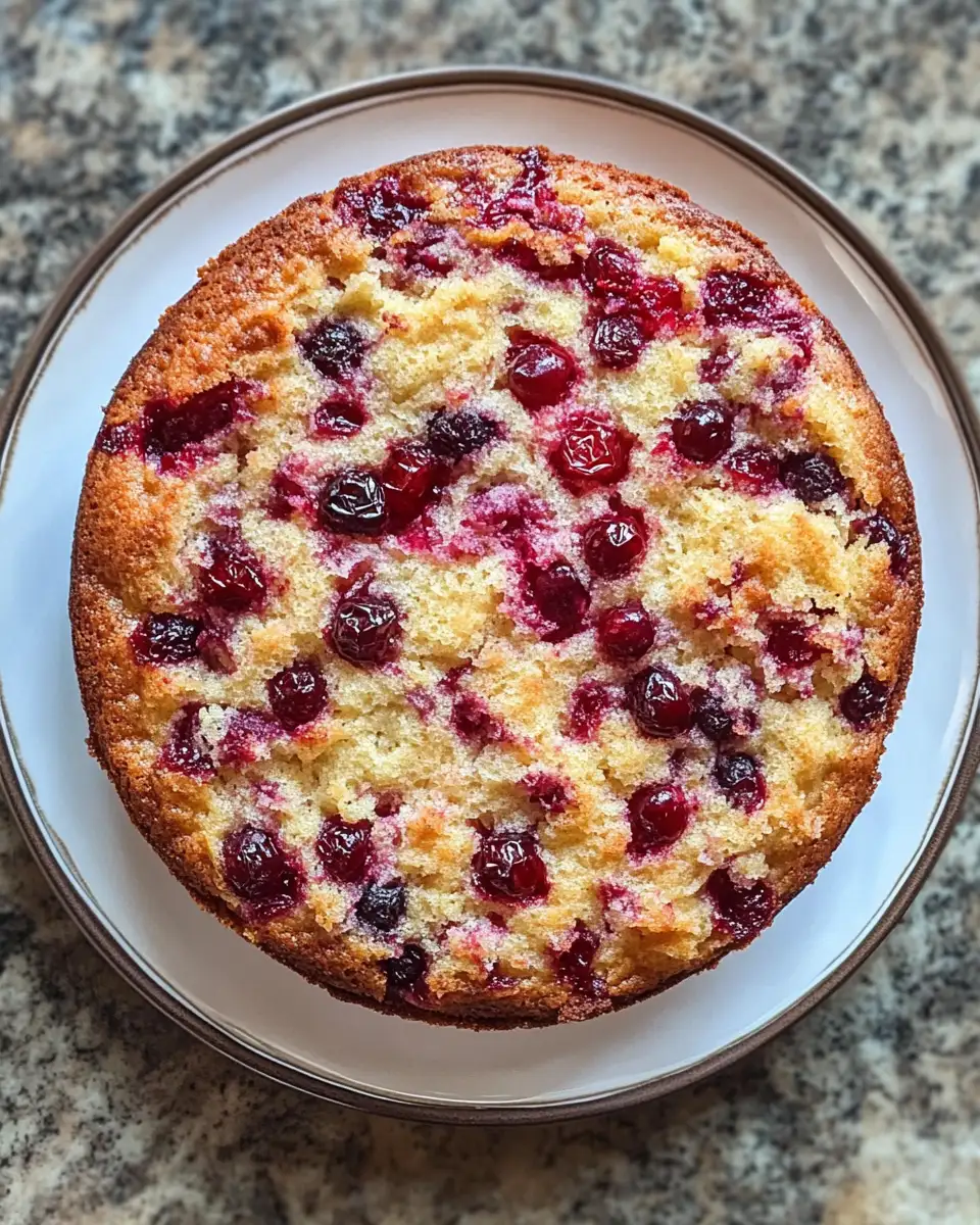 Final dish - Wake Up to Deliciousness with Cranberry Orange Breakfast Cake