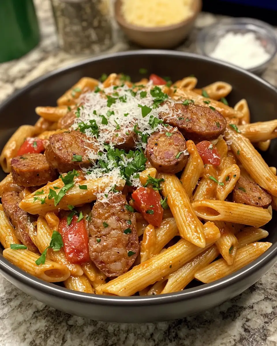 Ingredients for Irresistibly Creamy Cajun Sausage Pasta Recipe You Need to Try