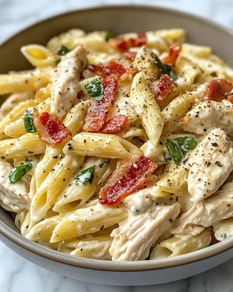 Irresistibly Creamy Chicken Bacon Ranch Pasta Recipe You Need to Try - Featured Image