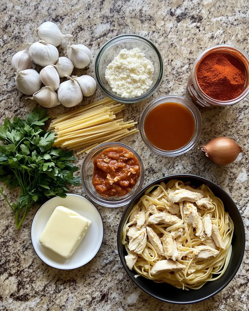 Ingredients for Creamy Cowboy Butter Chicken Linguine That Will Steal Your Heart