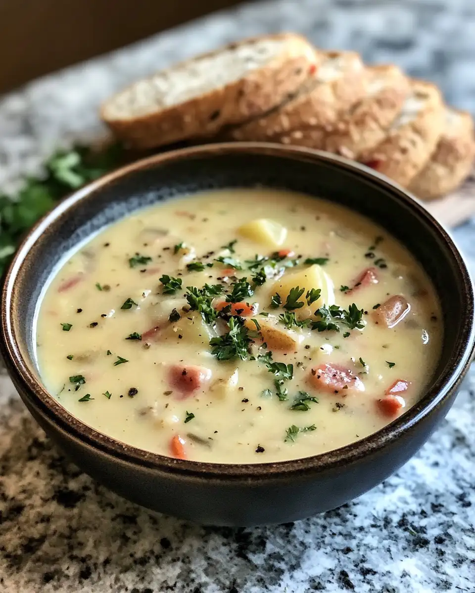 Final dish - Dive Into Comfort with This Creamy Outback Potato Soup Recipe