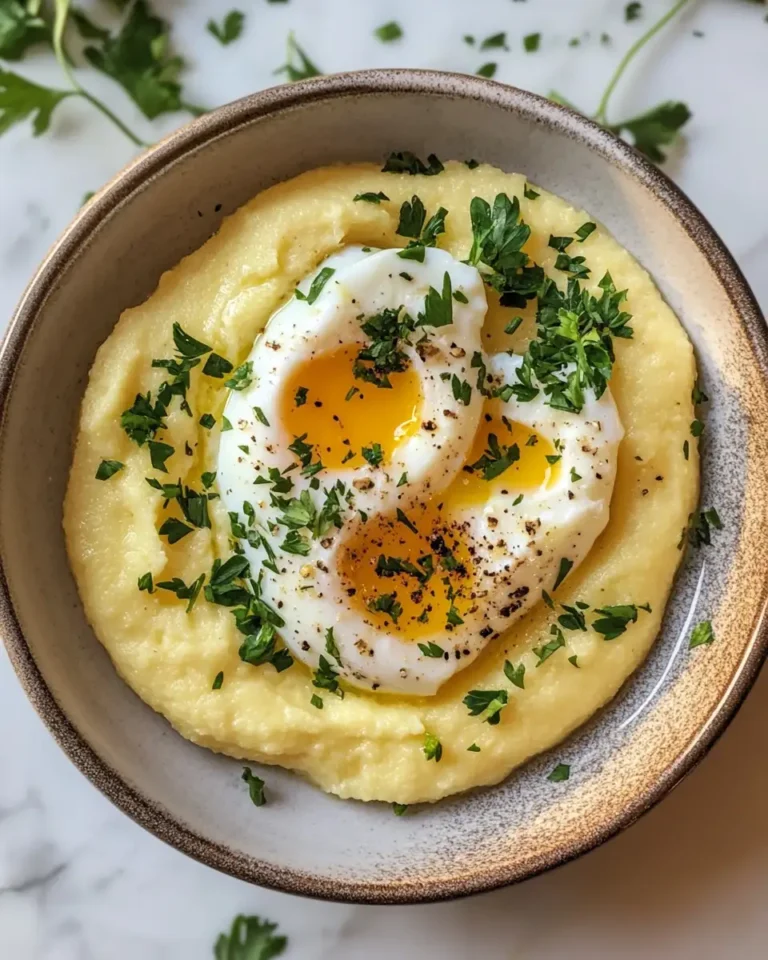 Indulge in Creamy Polenta with Poached Eggs for the Ultimate Comfort Meal - Featured Image