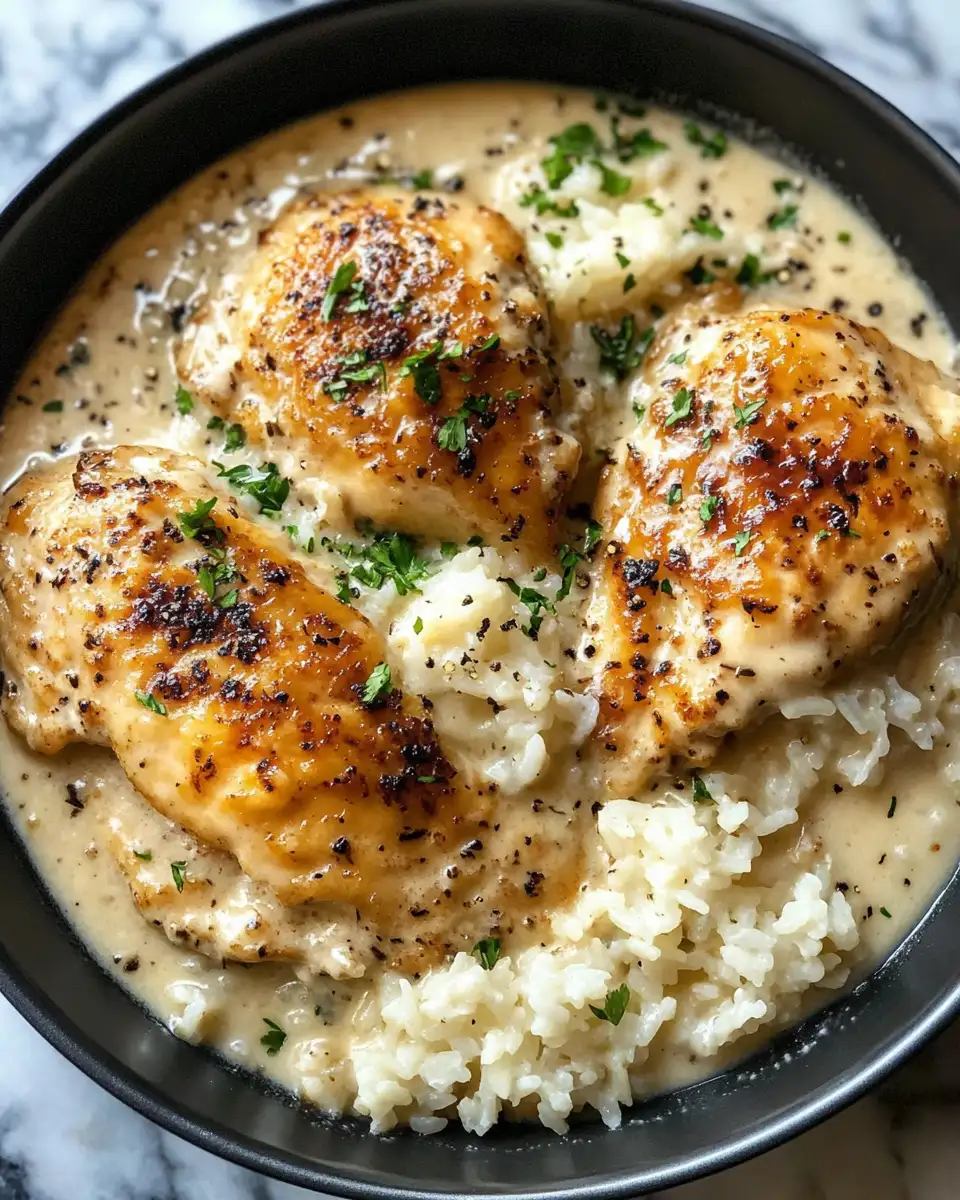 The Ultimate Creamy Smothered Chicken and Rice Recipe You Need to Try - Featured Image