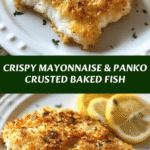 Crispy Mayonnaise and Panko Crusted Baked Fish Recipe for the Perfect Crunch