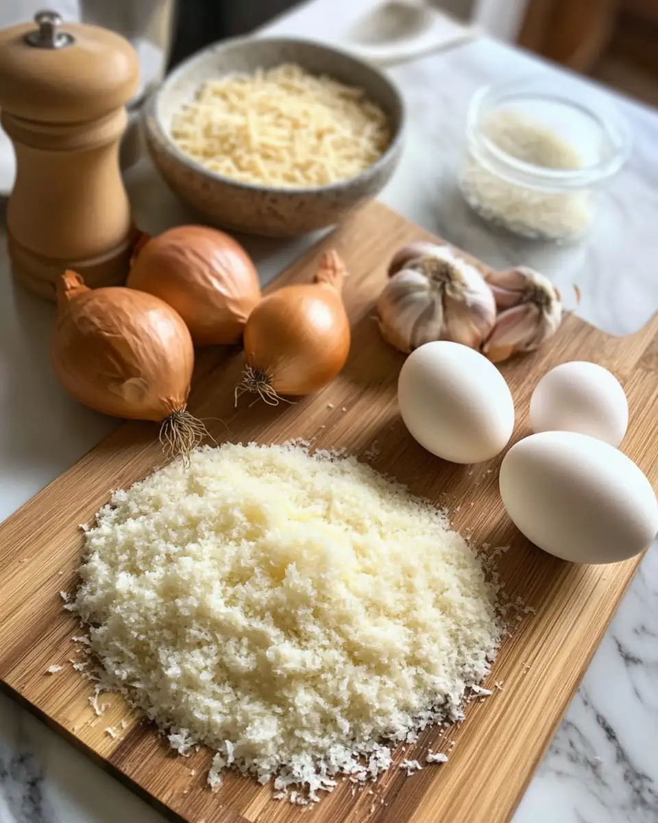 Ingredients for Crispy Parmesan Onion Ring Chips Recipe That Will Elevate Your Snack Game