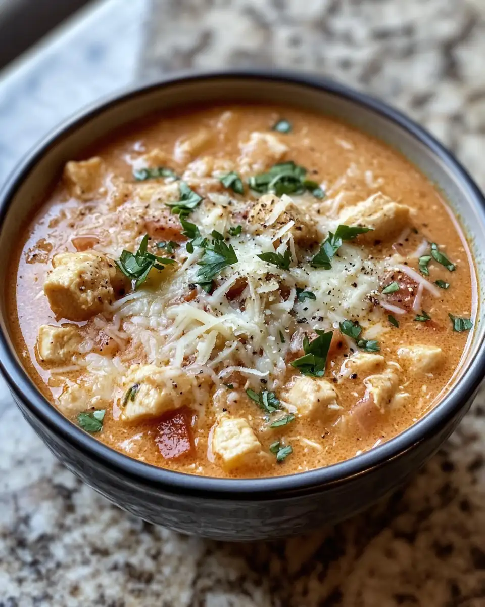 Final dish - Cozy Up with Crock Pot Creamy Chicken Parmesan Soup