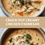 Cozy Up with Crock Pot Creamy Chicken Parmesan Soup
