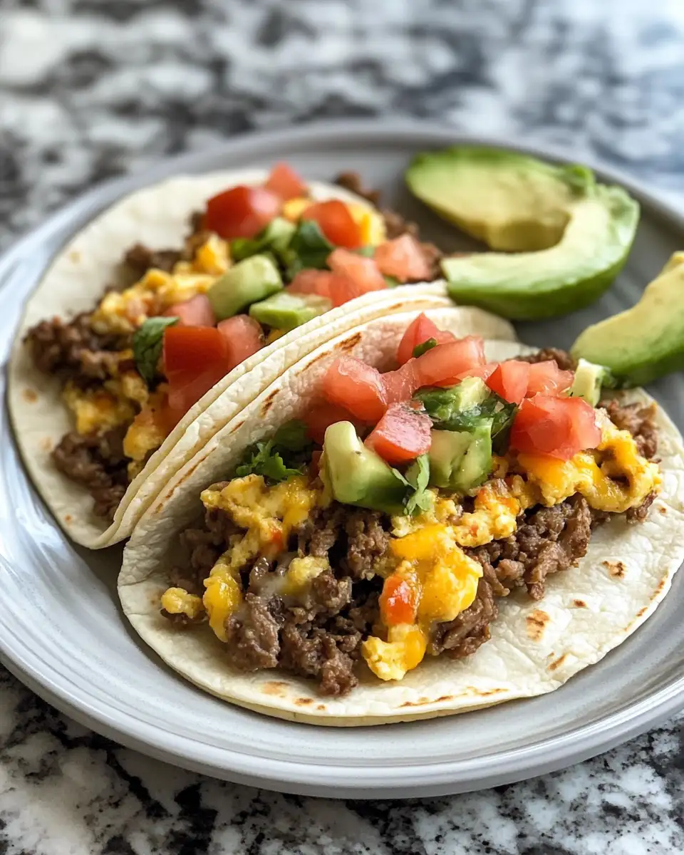 Final dish - Wake Up to Flavor with Easy Crockpot Breakfast Tacos