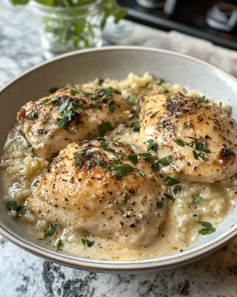 Creamy Crockpot Garlic Parm Chicken Recipe You Need to Try - Featured Image
