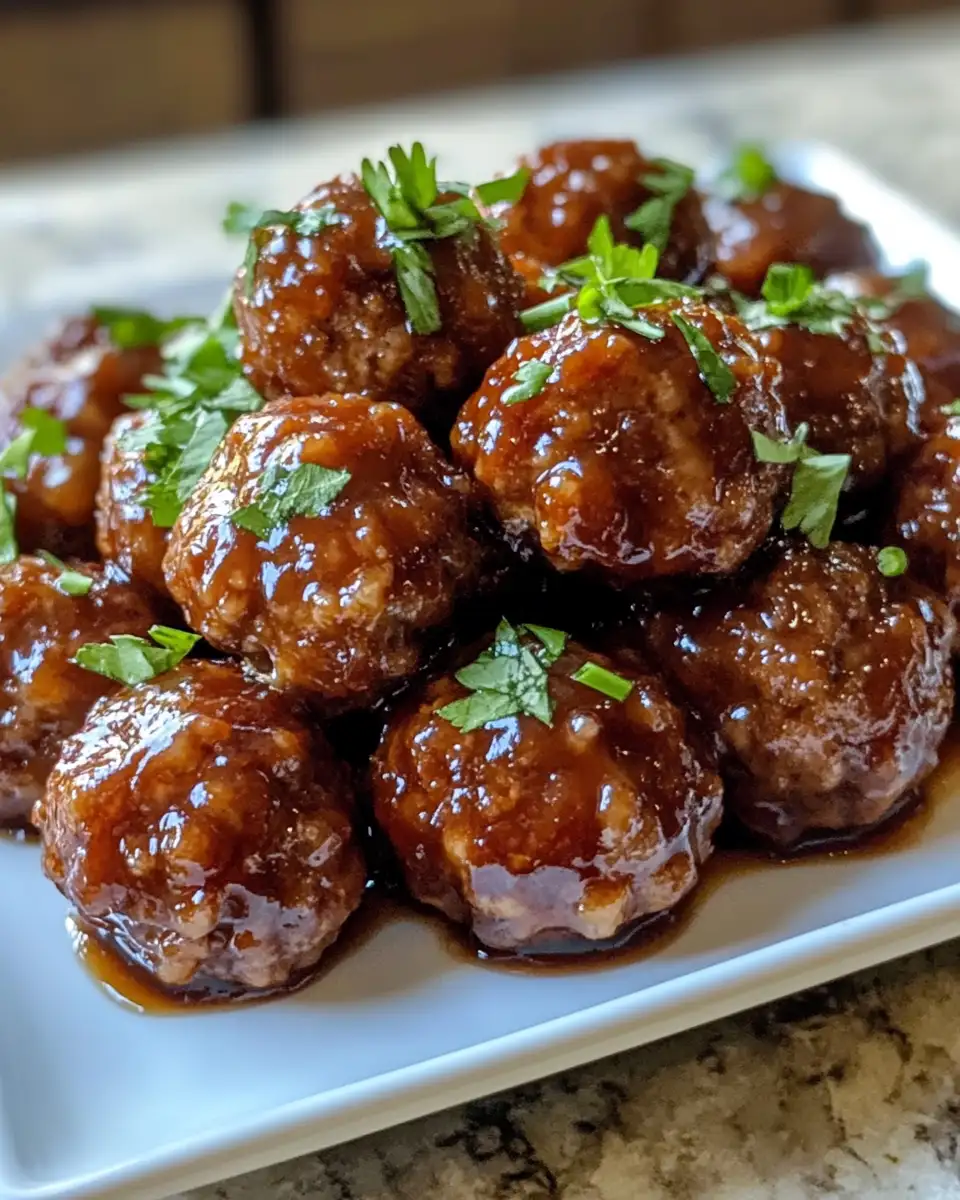 Final dish - Sweet and Savory Crockpot Hawaiian Meatballs Recipe You’ll Love